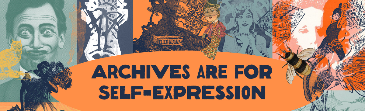 Virginia Archives Month 2024 Banner: Archives are for Self-Expression