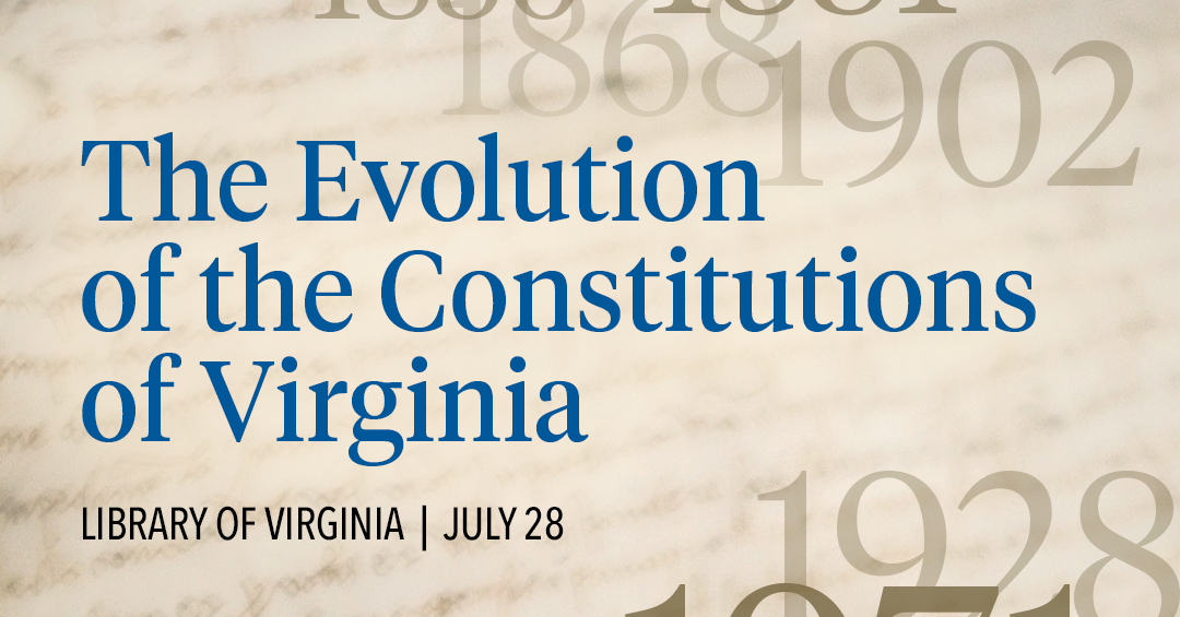 The Evolution of the Constitutions of Virginia title